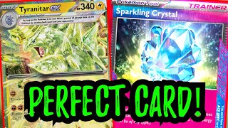 TYRANITAR ex Got BUFFED With Stellar Crown Pokemon TCG Live [upl. by Ostler]