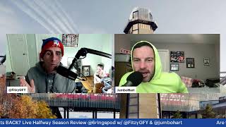 Are the Pats BACK Live Half Season Review 6ringspod w FitzyGFY amp jumbohart [upl. by Laband]