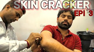 Asmr Skin Cracking head massage with neck n ear cracks [upl. by Herc436]