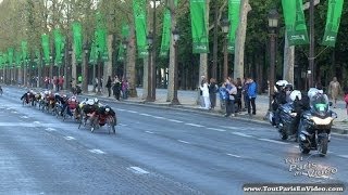 Marathon de Paris Part 1  8 Départ handisport [upl. by Bristow148]