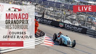 Grand Prix Monaco Historique 2021  Courses  Races  2504 [upl. by Fanechka]