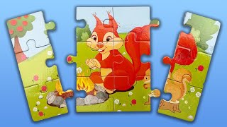 Learn Animals  Puzzle Game  Toddler Education  Best Preschool Learning Videos  Kids Education [upl. by Noella]