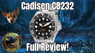 Cadisen C8232 Aqua Diver Automatic Watch Review [upl. by Attenahs609]