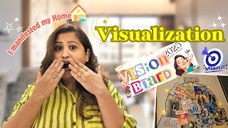 How to Make Your Vision Board for 2025🎯  Visualization🌸  Manifestation ✨ [upl. by Nana788]