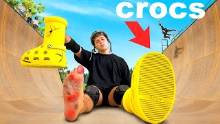 I Tried Extreme Sports in Croc Boots [upl. by Retse]