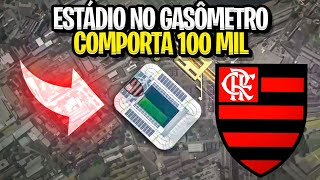 Estádio do Flamengo no Gasômetro pode ter capacidade superior a 100 mil diz especialista [upl. by Tserrof]