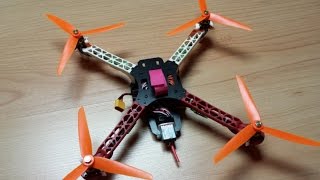 F330 FPV mini quadcopter Self Leveling test [upl. by Nivrem]