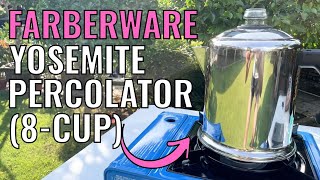 Farberware Yosemite 8Cup Percolator Review  Capacity Brew Time  More [upl. by Derek433]