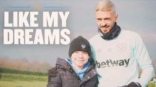 “This Whole Day Has Been Amazing”  West Ham Squad Surprise Emotional Fan  Like My Dreams [upl. by Ihtraa]