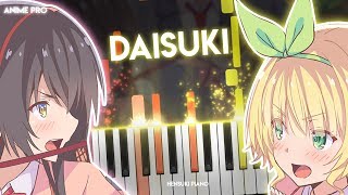 Daisuki  Hensuki OP  Ayaka Ohashi piano [upl. by Odraode]