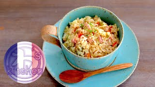 Riz Pilaf au Cuiseur  Recette Japonaise Facile  was Kitchen [upl. by Arahsal482]