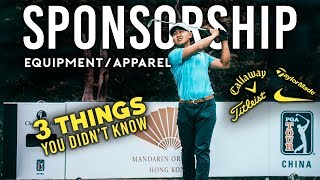 Pro Golf Sponsorship  3 things you didnt know [upl. by Arriat379]