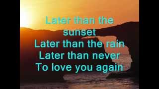 Later by Fra Lippo Lippi Lyricswmv [upl. by Boarer718]