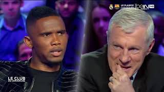 Samuel Etoo parle du racisme vécu à Barcelone [upl. by Wynny]