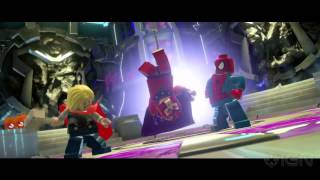 LEGO Marvel Launch Trailer Featuring Stan Lees Awesome Voice [upl. by Ycnalc565]