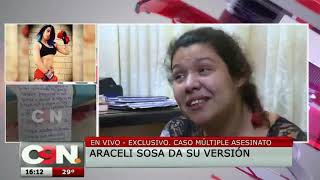 Declaraciones de Alba Armoa y Araceli Sosa [upl. by Arotak]