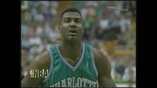 NBA Playoffs 19921993  Boston Celtics vs Charlotte Hornets Part 2  1ra Rda Relatos en Español [upl. by Flanna355]