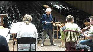 Piero Bellugi rehearsing Rossinis overture to quotIl Signor Bruschinoquot [upl. by Jody]