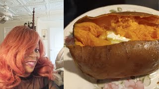 Baked Sweet Potato [upl. by Afatsom]