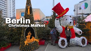 Berlin Christmas Market 2024 in 4K HDR  A Magical Day at Kurfuerstendamm [upl. by Goltz18]