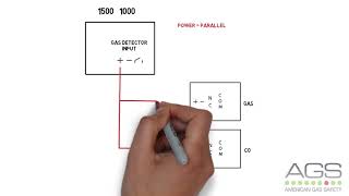 AGS Multiple Detector Wiring Example [upl. by Ahsilet]