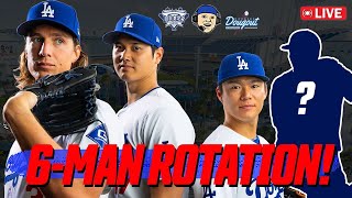 Dodgers 6Man Rotation Teoscar Hernández Contract Update Top 5 Mookie Betts Podcast Moments [upl. by Bornie]