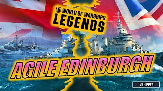 Agile Edinburgh on iPad World of Warships Legends [upl. by Eeram]