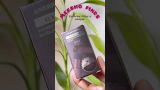 Review of eyebrowfillerampshaper🤎Meeshofinds shortsfeed youtube beauty eyebrow tutorial meesho [upl. by Lleumas]