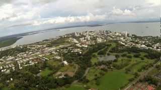 Flying Australia  Evening flight over Darwin City amp Beaches [upl. by Areikahs]