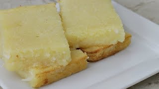 Cassava Cake Recipe  PAANO GUMAWA NG CASSAVA CAKE  Filipino Recipes [upl. by Bernete]