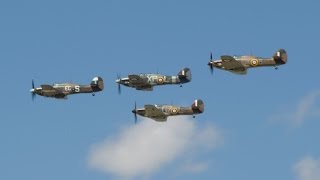 15 spitfireshurricanes flying in formation [upl. by Byrne338]