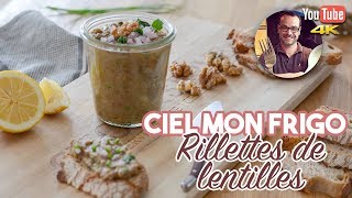 CMF  Les rillettes de lentilles  RECETTE APERO VEGAN [upl. by Ridley]