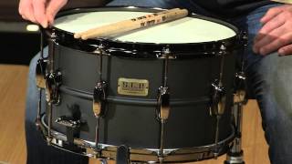 Tama SLP Big Black Steel Limited Edition Snare Review by Sweetwater Sound [upl. by Nalo]