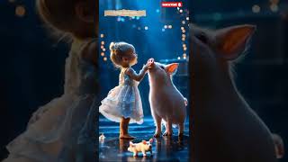 A Baby fuces with A pig on AGT americangottalent america agt magictrendingshorts 1millionviews [upl. by Orva]