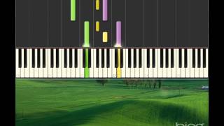 Beau Soir Piano tutorial by Synthesia [upl. by Severen335]