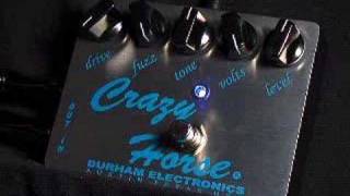 Durham Electronics Crazy Horse Fuzz Distortion Pedal [upl. by Nashom]