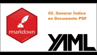 Generar documento PDF en RMarkdown  Informe PDF en RMarkdown  Índice PDF en RMarkdown [upl. by Camille]