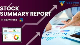 Stock Summary Report in Tally Prime  Tally Prime Stock Summary Report for Beginners [upl. by Leseil510]