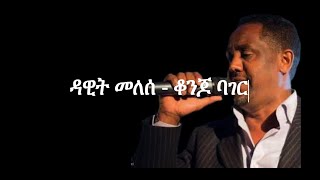 Dawit Melesse  Konjo Bager Lyrics [upl. by Lewan]