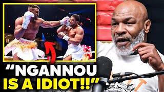 Mike Tyson RESPONDS To Francis Ngannou VS Anthony Joshua FULL FIGHT [upl. by Nilrah]