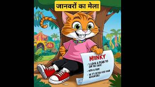 Minkey ki mela lagane ki Yojana  cartoonshortvideoshortsfeed trending shorts [upl. by Ahsiket]