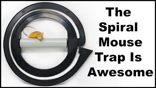 The Spiral Mouse Trap Is Awesome Catchmaster Rolling Spiral Mouse Trap Mousetrap Monday [upl. by Moss774]