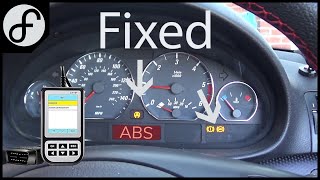 E46 ABS Warning Lights Fix  Wheel Speed Sensor Replace [upl. by Eiramadnil506]