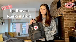 Review Fjallraven Kanken Mini  What It Looks Like  What Fits Inside  Try On [upl. by Ruffina]