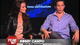 The Cast of The Final Destination Interviews [upl. by Ahtael]