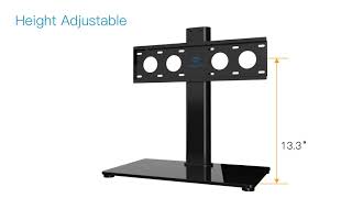 PERLESMITH PSTVS05 Table Top TV Stand for 3247 Inch TVs with Security Wire [upl. by Ardyce982]