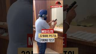 MSD ELITE 32 ACP PISTOL  SHOOTING REVIEW  TEST FIRING elite madeinindia youtube [upl. by Gildea310]