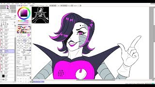 SpeedPaint Mettaton EX redrawUndertale [upl. by Berkeley]