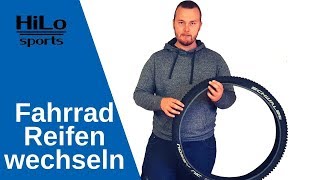 Fahrradreifen wechseln Deinen alten Fahrradreifen ersetzen [upl. by Danila29]