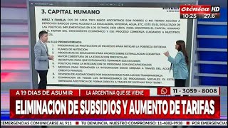 El plan de gobierno de Javier Milei quotCapital humanoquot [upl. by Llenaej]